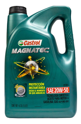 Aceite Castrol Magnatec 20w50 Garrafa 4.73 Lts 