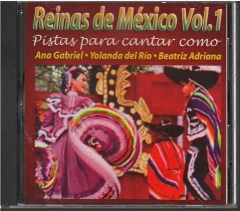 Cd - Reinas De Mexico Vol. 1/ Pistas Para Cantar