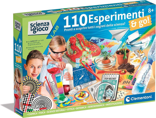 Clementoni Juego Lab-110 Experimentos & Go Química