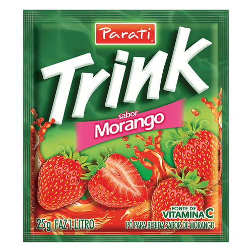 Suco de morango  Trink em pó sem glúten 25 g 