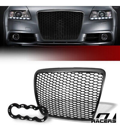 For 2008-2011 Audi A6 S6 Black Rs-sport Honeycomb Mesh F Gt2