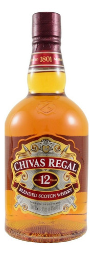 Whisky Chivas 12 Anos Generosity Edição Limitada 1 Litro 40