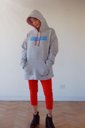 Buzo Oversize Frisa Mujer Estampado O Liso!! 30 % Off Hoy