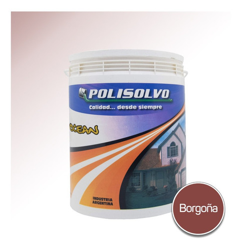 Latex Color 4 Lt Ocean Color Polisolvo Borgoña