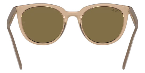 Óculos de sol femeninos Ray-Ban RB4383 Cor Marron