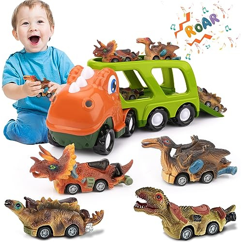 Juguetes Niños Pequeños Coches De Juguete De Dinosaur...