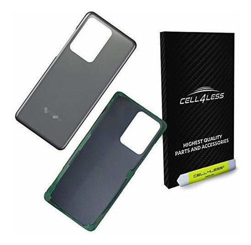 Cubierta Trasera Para Galaxy S20 Ultra Vidrio Cosmic Gray 