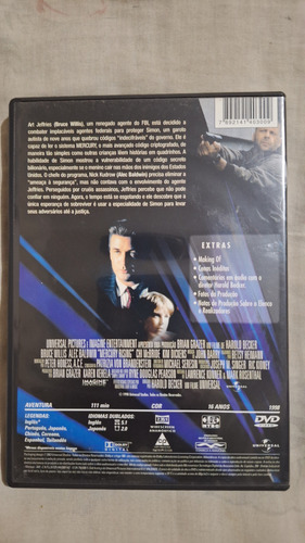 Livro + Dvd Bruce Willis O Sexto Sentido ( M. Night Shyamalan) + Duro De Matar + Xeque-mate ( Morgan Freeman) + Código Para O Inferno ( Alec Baldwin)