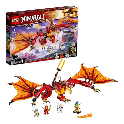 Lego Ninjago Legacy Fire Dragon Attack 71753 Ninja Playset B