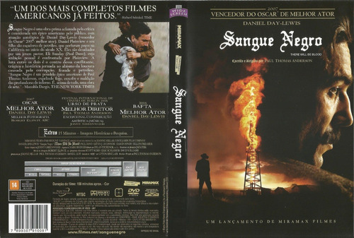 Dvd Sangue Negro - Daniel Day-lewis - Original Conservado