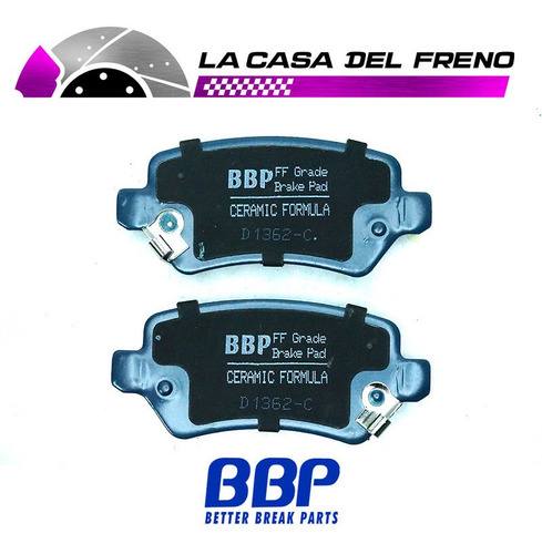 Pastilla De Freno Trasera Opel Combo 1.6 2005-2020