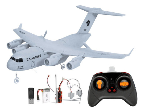 Rc Plane Glider Transporte Diy Conjunto Estándar + Luz