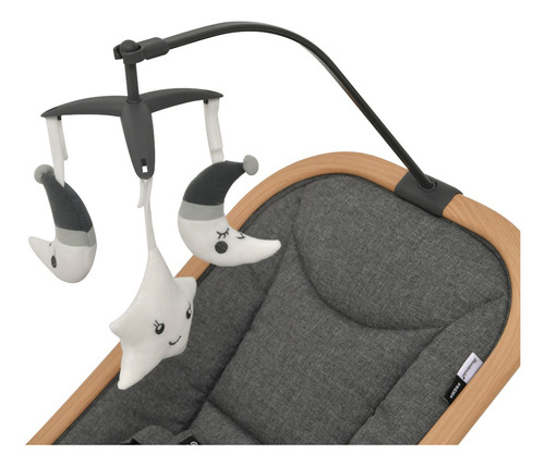 Silla Mecedora Para Bebé Bouncer Prema Bambineto® Color Gris