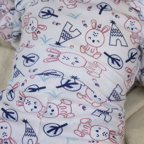 Conjunto Bebê Reborn Rn Malha Canelada Look De Recém-nascido