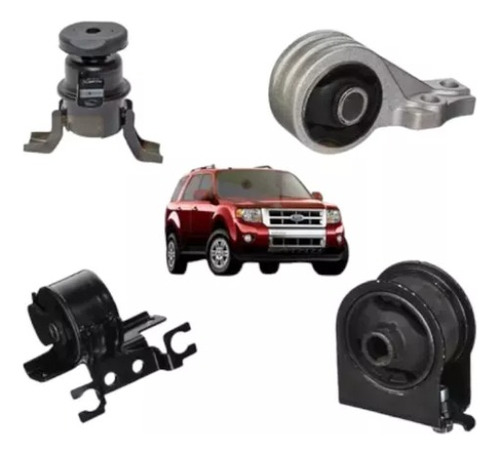 Kit Soportes Motor Ford Escape 2005 - 2012 Alta Calidad