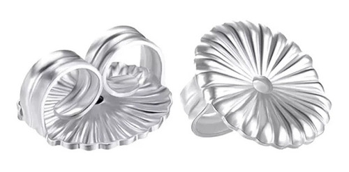 Imagen 6 de 7 de Aros Tornillos 1 Par Tope Plata 925 Grande ... Milenoil