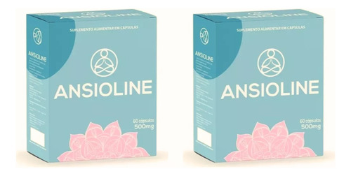 Kit 2 Ansioline 500mg - 60 Cápsulas - Muwiz Sabor Sem Sabor