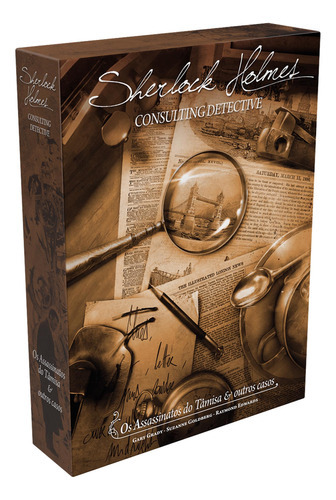 Jogo Sherlock Holmes Consulting Detective: Os Assassinatos Do Tâmisa E Outros Casos, De Gary Grady. Série Sherlock Holmes, Vol. Único. Editora Galápagos Jogos, Capa Mole, Edição 1 Em Português, 2022