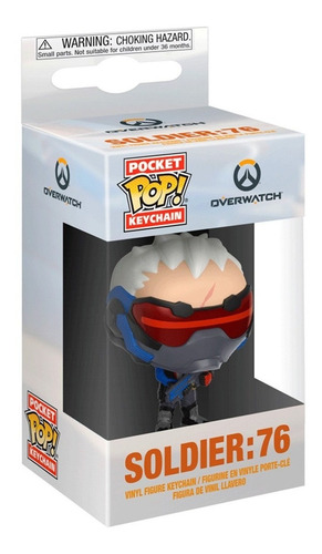 Chaveiro Pop Keychain: Overwatch - Soldier 76