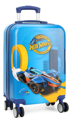 Malinha Escolar Mala Bordo Infantil 360º Luxcel Hot Wheels