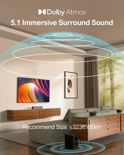 Barra De Sonido Ultimea 5.1 Dolby Atmos 410 W