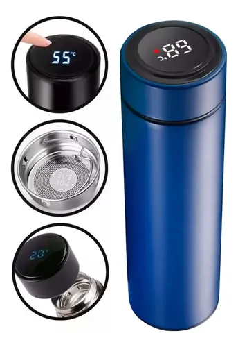 Garrafa Térmica Bahrein De Água Café Inox Com Termômetro Digital ...