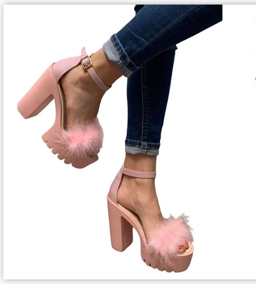 Zapatillas Rosa Palo Plataforma | MercadoLibre 📦