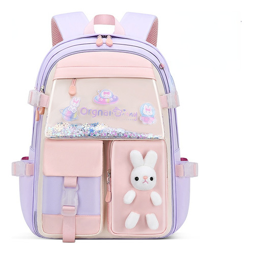 Mochila Escolar Ligera Kawaii De Dibujos Animados Impermeabl