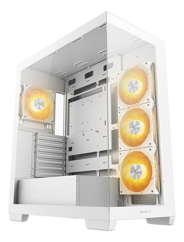 Case Deepcool Cg580 4f, V/templado Argb White
