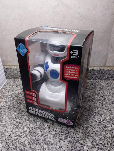 El Duende Azul Guardián Espacial Robot Luz Y Sonido