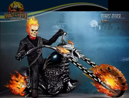 Action Figure Motoqueiro Fantasma One:12 Collective com a Moto Hell Cycle (Ghost  Rider) « Blog de Brinquedo