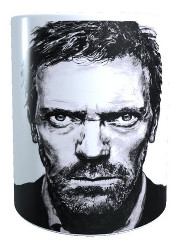 Taza Diseño Dr House Dibujo Serie Gregory