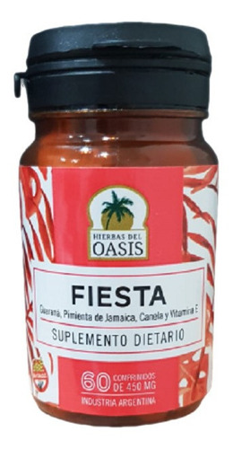 Suplemento Oasis Fiesta Comp 60 Sabor Si Sabor