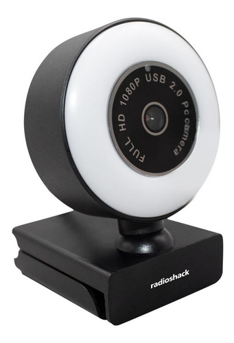 Cámara Web Radioshack 2604780 Con Luz Led, Usb, 1080p