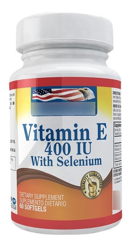 Vitamina E 400 Iu Con Selenio - Unidad a $633