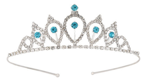 Diadema De Diamantes De Imitación Con Tiara De Corona 5pcs