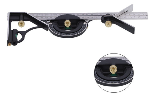 Ángulo Transportador De Pinza De Acero Inoxidable Con Regla