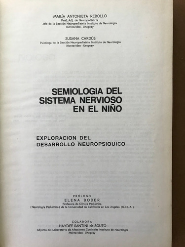 Libro-medicina-semiologia Delsistema Nervioso En Elniño-espa