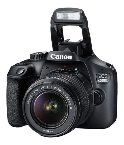 Cámara Digital Canon, Eos 4000d / Rebel T100, Con Accesorios