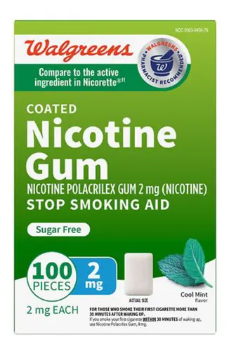 How Much Is Nicotine Gum At Walgreens Walgreens Nicotine Gum Chicles De Nicotina 2 Mg 100 Piezas | MercadoLibre
