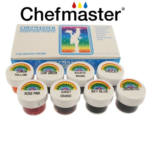 8 Colorantes Comestibles Reposteria En Gel Chefmaster 15ml