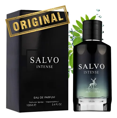 Perfume Masculino Arabe Salvo Intense 100ml Original C/ Nf