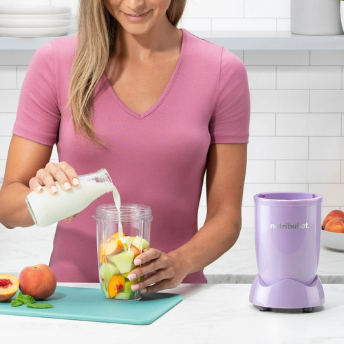Nutribullet Color Lila Purple 500 Watts, 24oz. 3 Pc Set Color Violeta