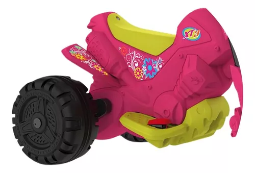 Triciclo Rosa Moto Elétrica Infantil Brinquedo Menina Xt3 6v