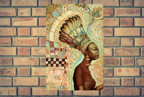 Vinilo Decorativo 40x60cm Arte Africano Mujeres Pin M4