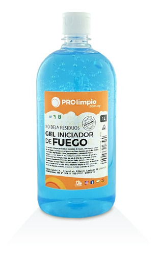 Gel Iniciador De Fuego 1 Litro - Prolimpio