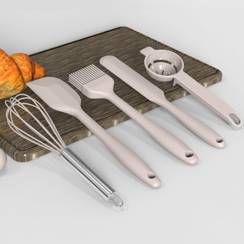 Juego De Utensilios De Cocina Oannao De Silicona Resistente
