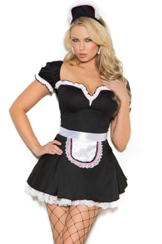 Disfraz Talla: Small Para Mujer De Mucama Sexy, Halloween 