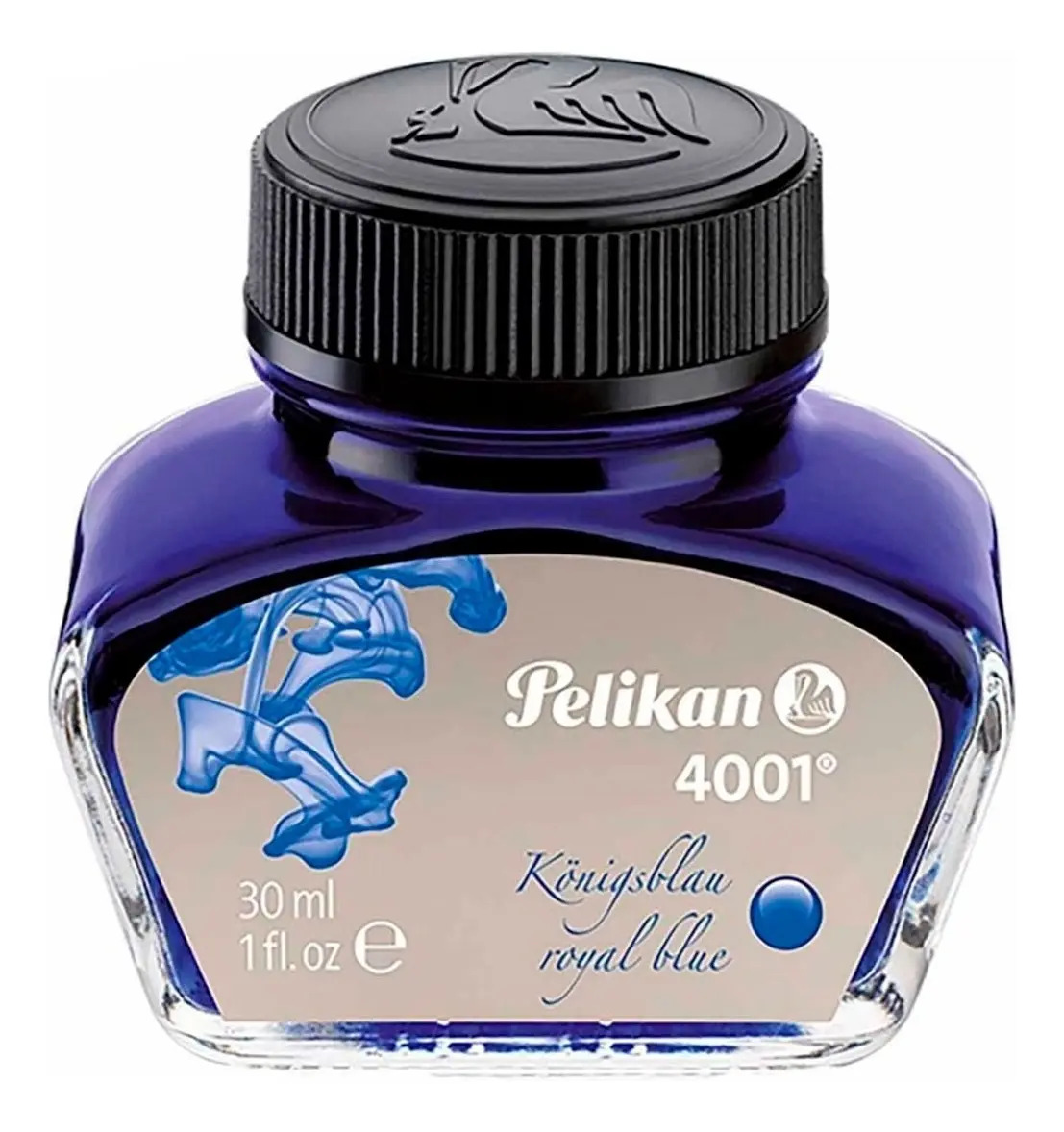 Tinta Para Caneta Tinteiro Azul Royal 4001 30ml Pelikan Cor do exterior Transparente