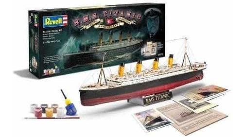 Kit P/ Montar Revell Titanic Edição Especial 100 Anos 1/400